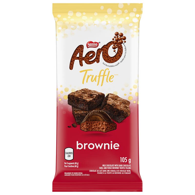 Barre NESTLÉ AERO TRUFFLE Brownie, 105 g