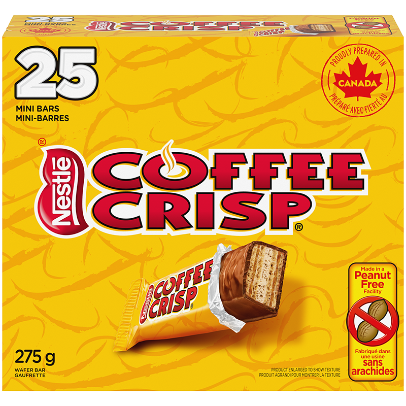 COFFEE CRISP d'Halloween, boîte de 25 unités