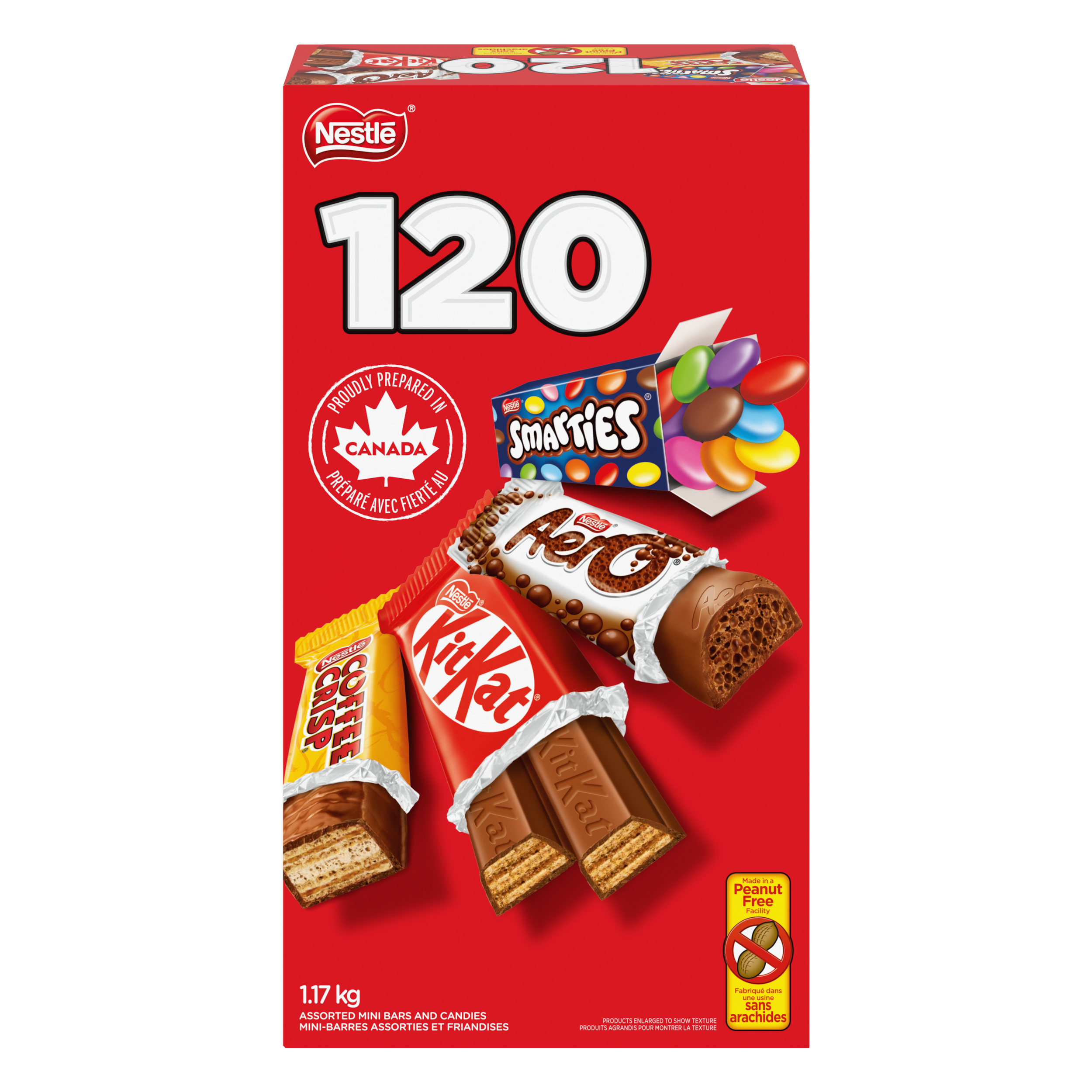 Mini-barres assorties NESTLÉ, emballage de 120