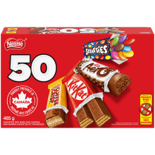 Mini-barres assorties NESTLÉ, emballage de 50