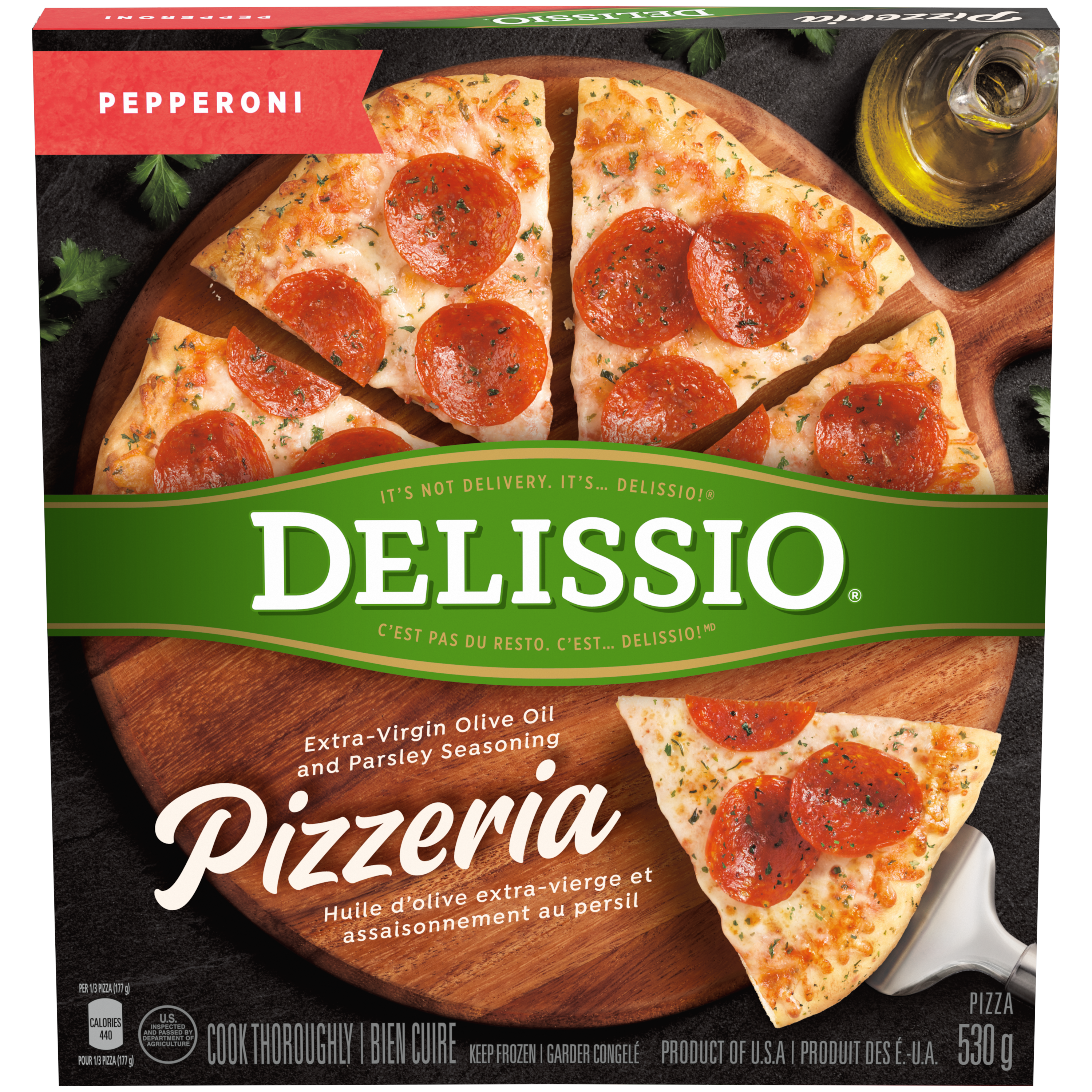 Pizza Delissio Pizzeria vintage Pepperoni