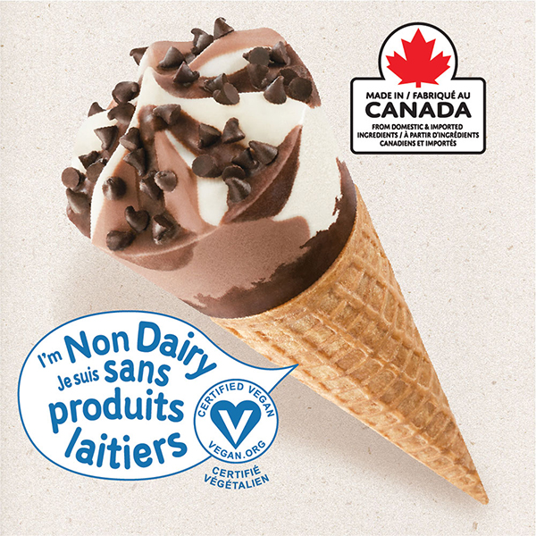 DRUMSTICK Sans produits laitiers Vanille et chocolat | Nestlé Canada