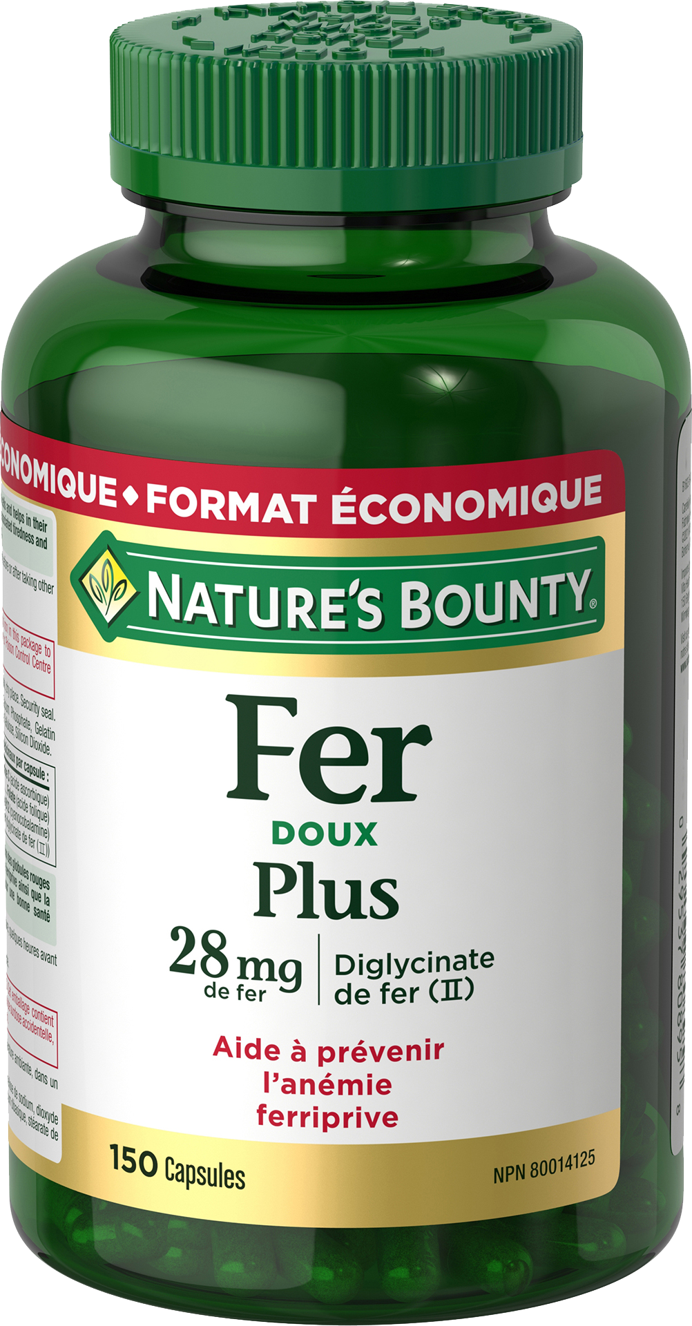 Fer Plus Doux 150 Capsules | Made with nestle