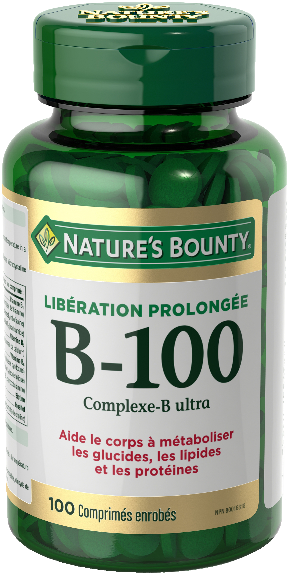 Vitamine B-100 100 Comprimés enrobés | Made with nestle