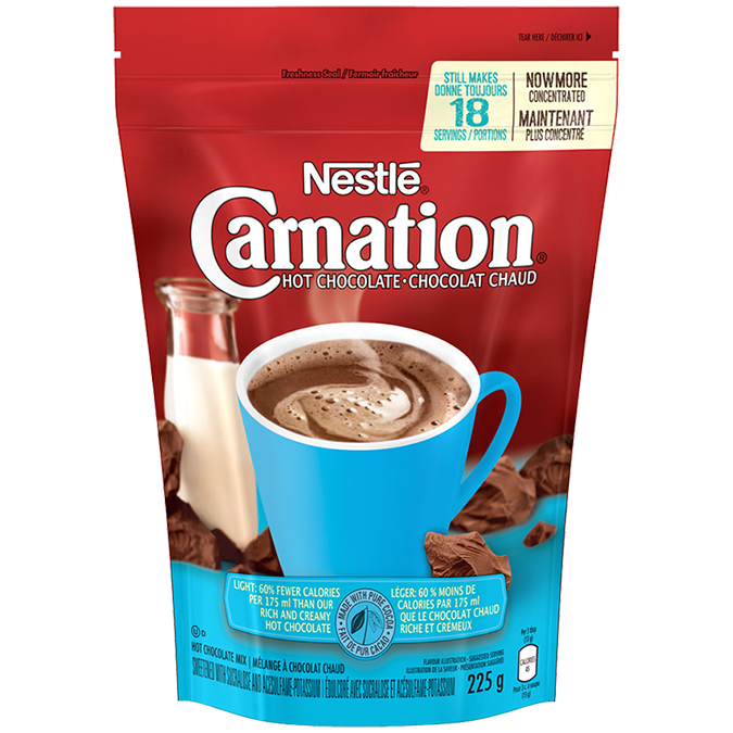 CARNATION Chocolat chaud Léger | Made with nestle