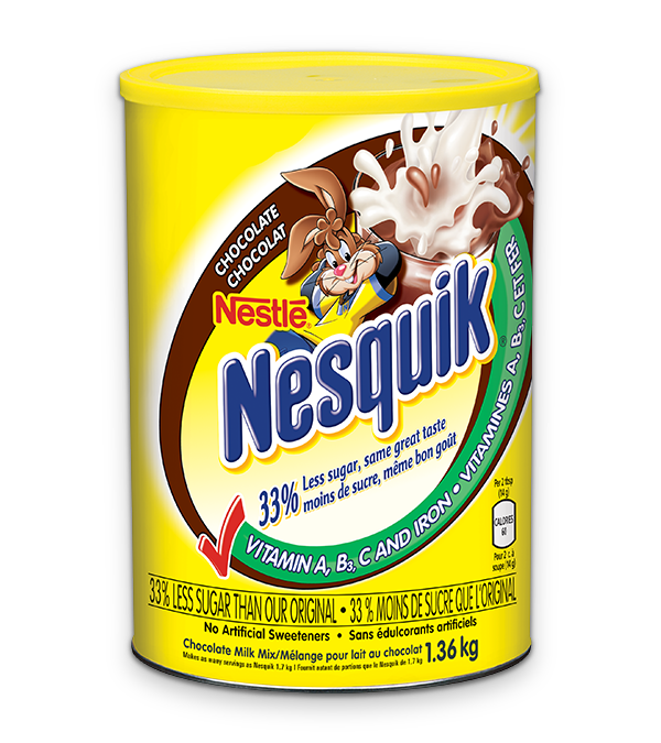 NESQUIK en poudre - chocolat (1.36 kg) | Nestlé Canada